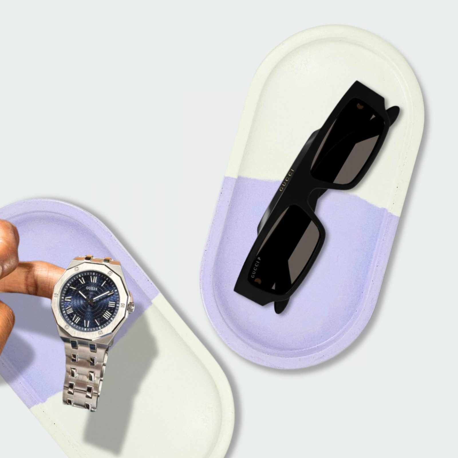 luxury-handmade-concrete-mix-oval-tray-vilote-chips-white luxury-handmade-concrete-mix-oval-tray-vilote-chips-white