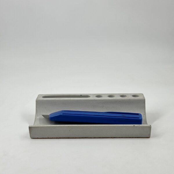 Premium Concrete Card Holder – Sleek Design for Home, Office, and Professional Workspaces - gray