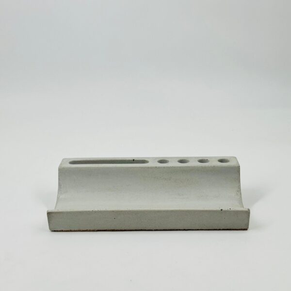 Premium Concrete Card Holder – Sleek Design for Home, Office, and Professional Workspaces - gray