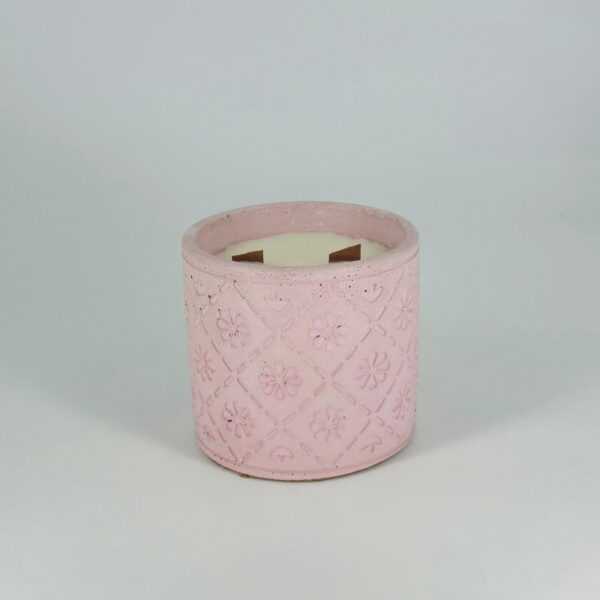 Concrete Scented Candle Jar - Quinne | Handmade Soy Wax Candle with Elegant Aroma